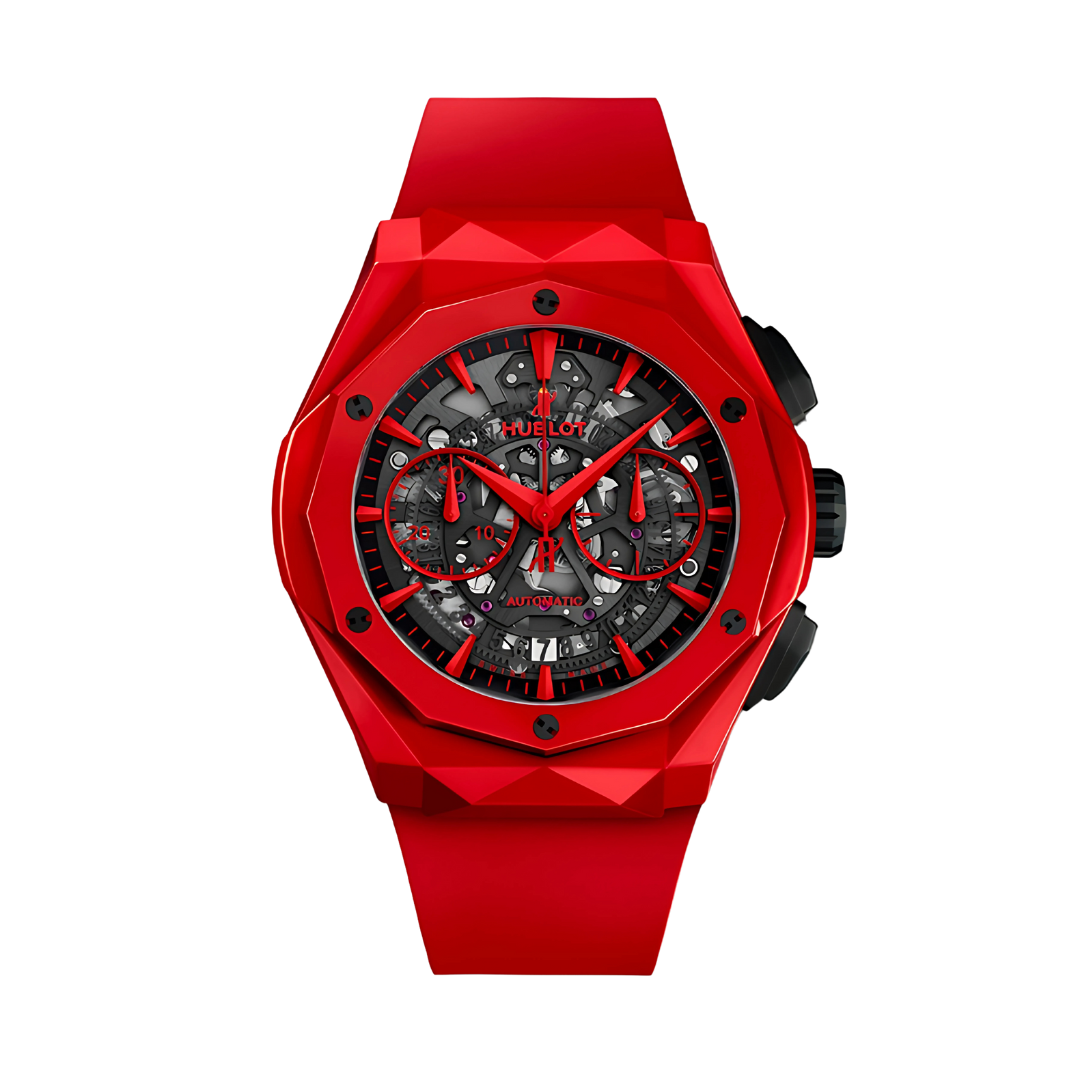 Hublot Classic Fusion Aerofusion Chronograph Orlinski Red Ceramic 45mm 525.CF.0130.RX.ORL19