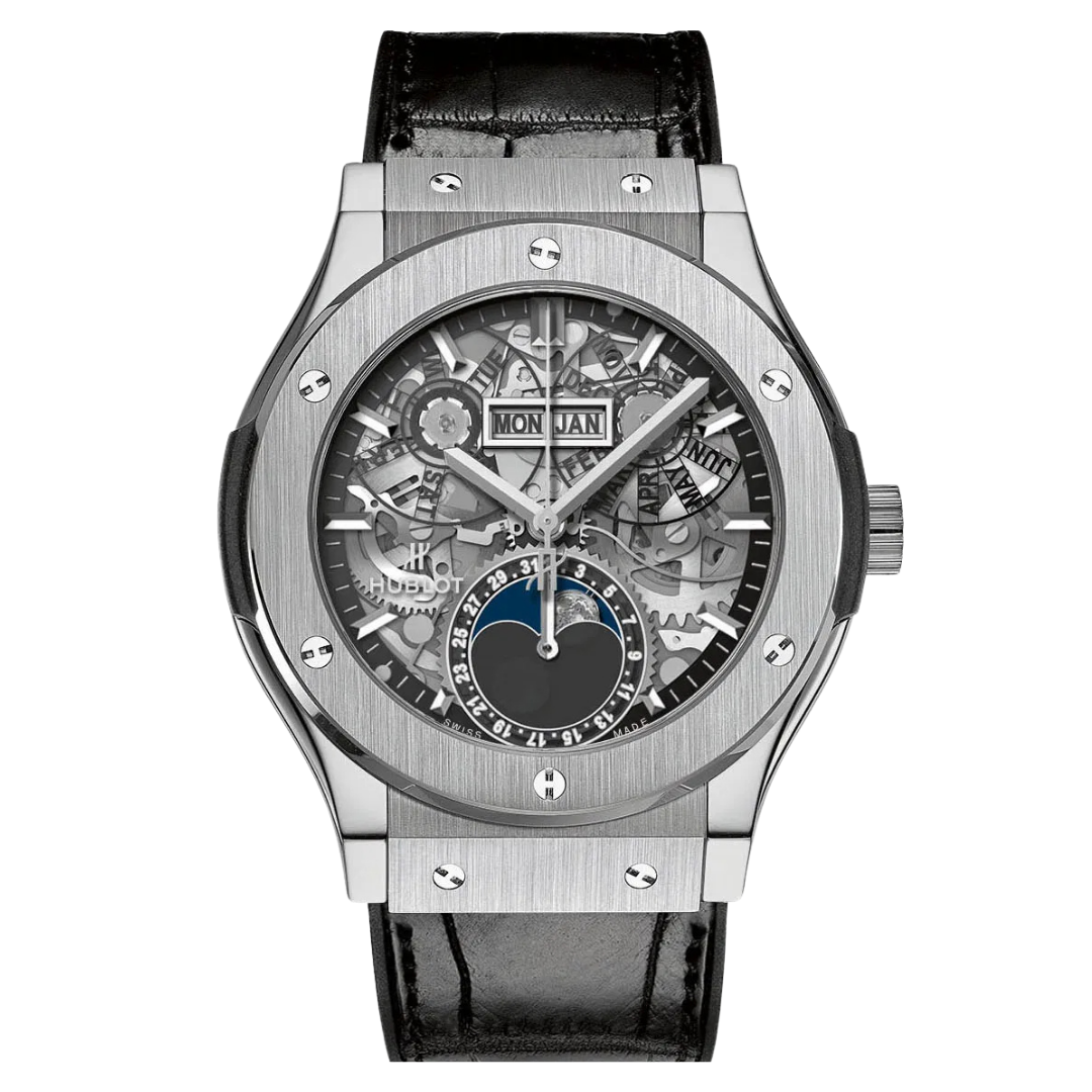 Hublot Classic Fusion Aerofusion Moonphase Titanium 45mm 517.NX.0170.LR
