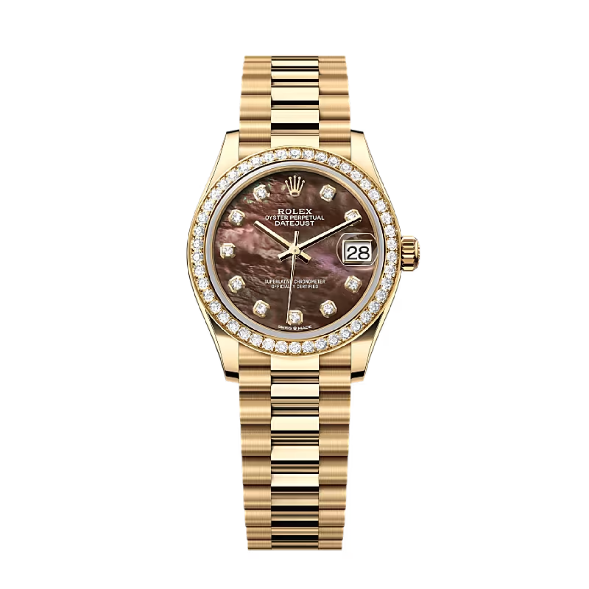 Đồng Hồ Rolex Datejust 31 Mặt Số Ngọc Trai Đen 278288RBR-0032