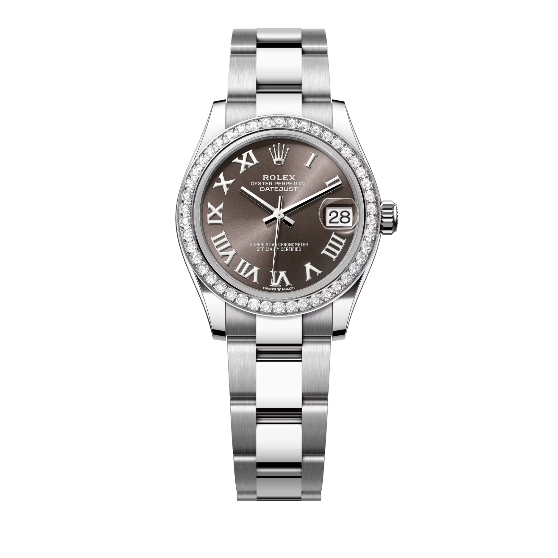 Đồng Hồ Rolex Datejust 31 Mặt Số Xám 278384RBR-0025