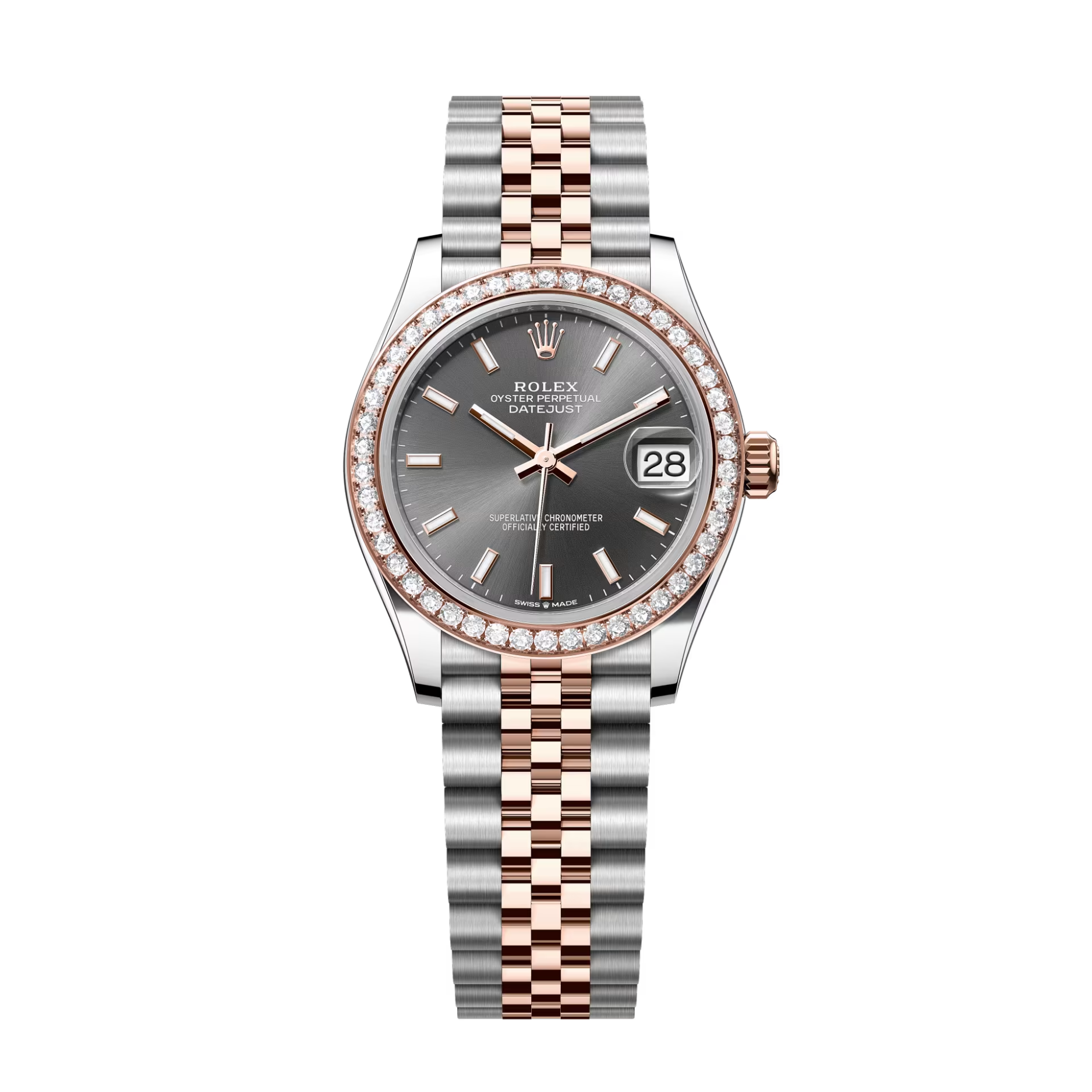Rolex Datejust 31 Mặt Số Xám 278381RBR-0018