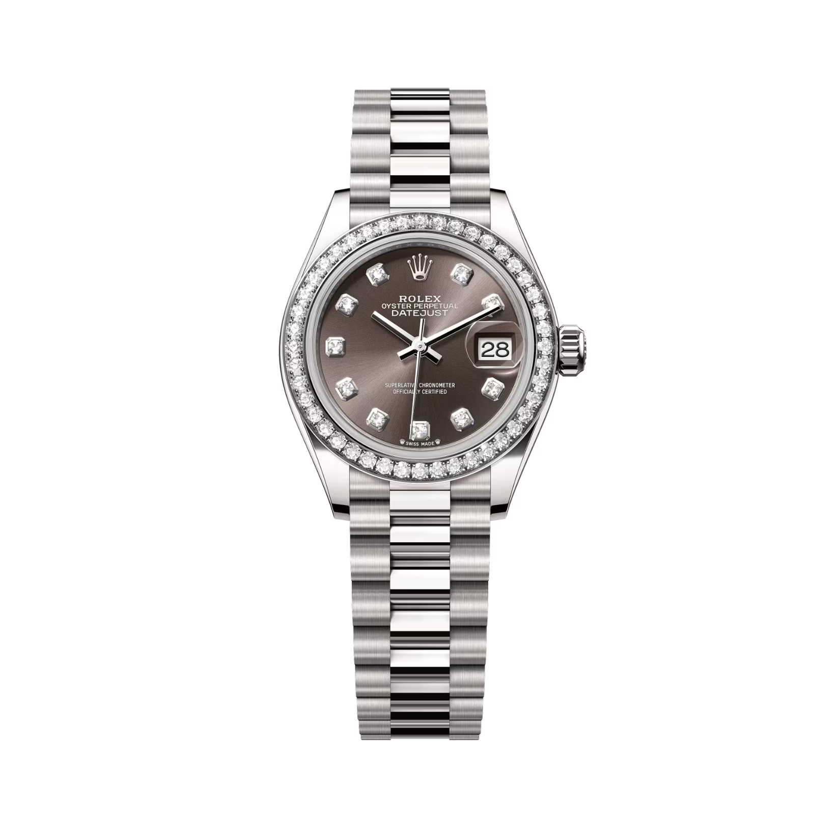 Rolex Lady-Datejust 28 279139RBR-0011 Mặt Số Xám Đậm