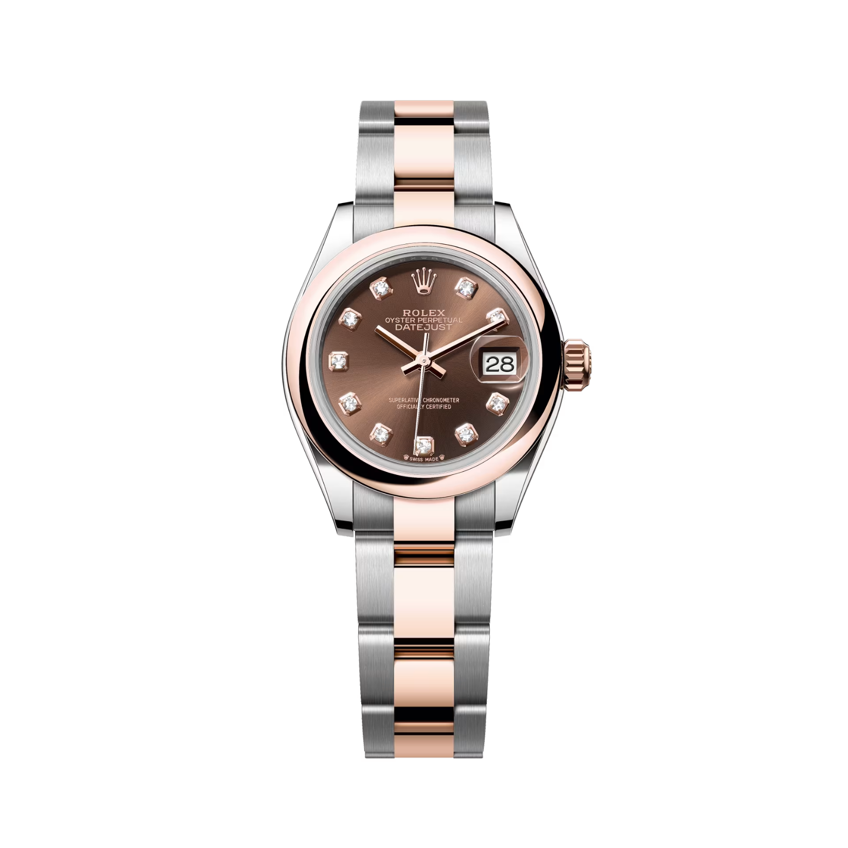 Rolex Lady-Datejust 28 279161-0012 Mặt Số Chocolate