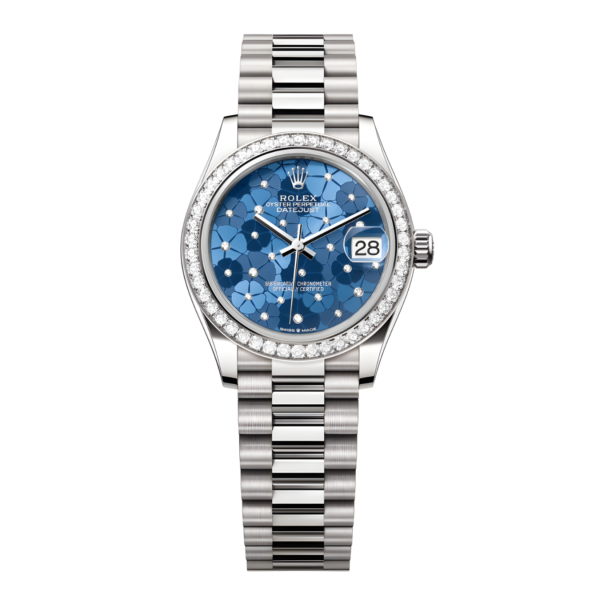 Rolex Datejust 31 278289RBR-0025 Mặt Số Hoa Xanh Dương