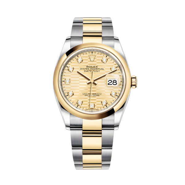 Rolex Datejust 36 126203-0046 Mặt Số Nếp Gấp