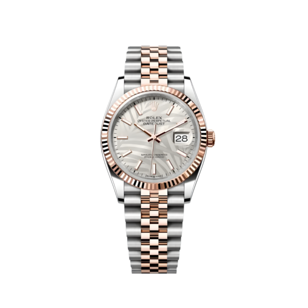 Rolex Datejust 36 126231-0031 Mặt Số Cây Cọ Bạc