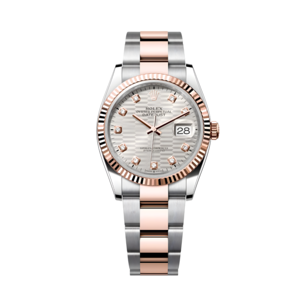 Rolex Datejust 36 126231-0040 Mặt Số Nếp Bạc