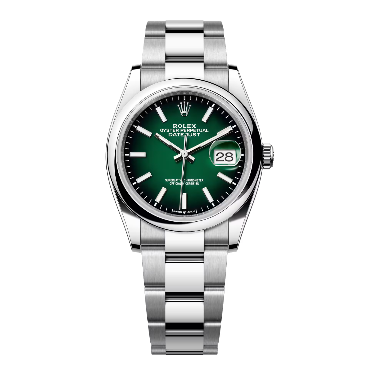 Rolex Datejust 36 126200-0025 Mặt Số Xanh Ombré
