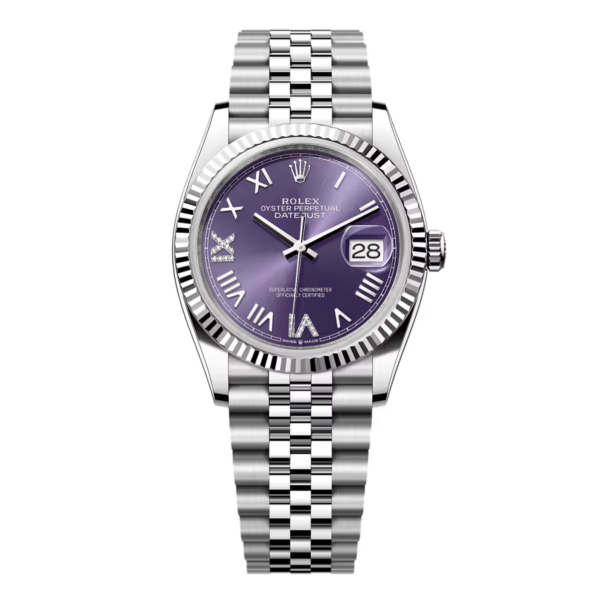 Rolex Datejust 36 126234-0063 Mặt Số Tím