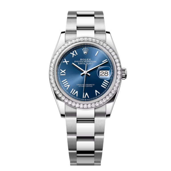 Rolex Datejust 36 126284RBR-0062 Mặt Số Xanh Dương