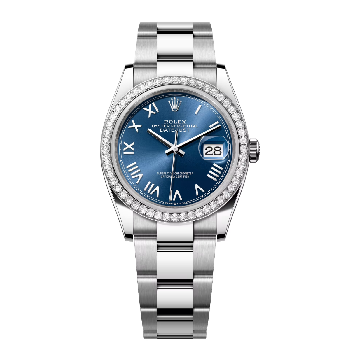 Rolex Datejust 36 126284RBR-0062 Mặt Số Xanh Dương
