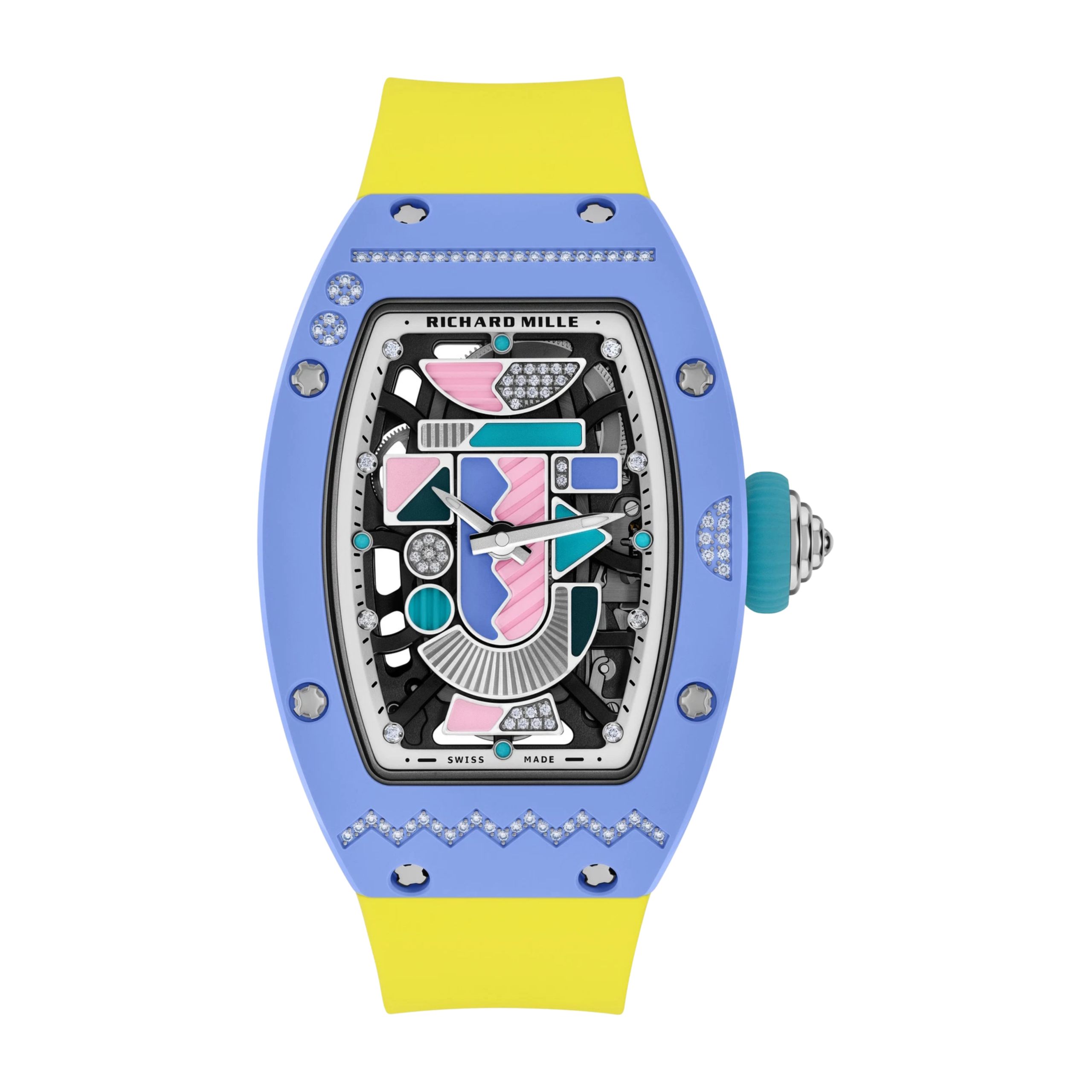 Richard Mille RM 07-01 Automatic Winding Coloured Ceramics Powder Blue