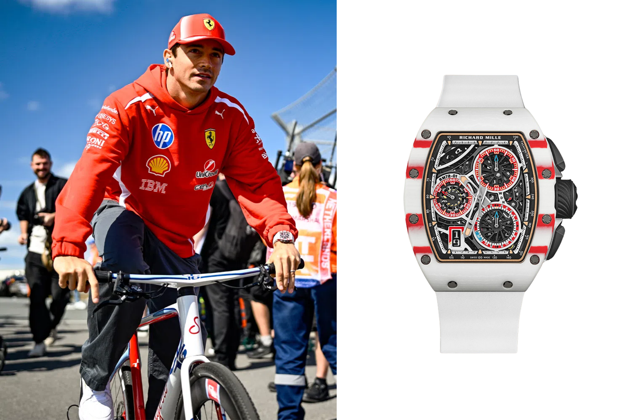 Charles Leclerc – Richard Mille RM 72-01 Flyback Chronograph 'Charles Leclerc'